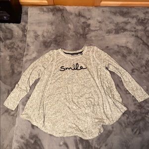 Anybody smile tunic Loungewear swing top